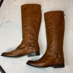 Frye Phillip Harness Tall Boots - Round Toe